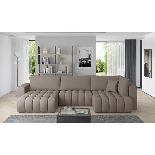 Kampinė sofa Bonito su patalynės dėže, audinys Savoi 7