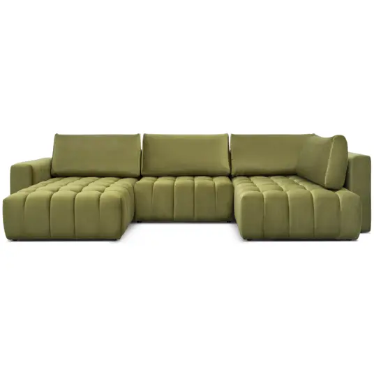 Kampinė sofa Bonito su patalynės dėže, audinys Loco 33