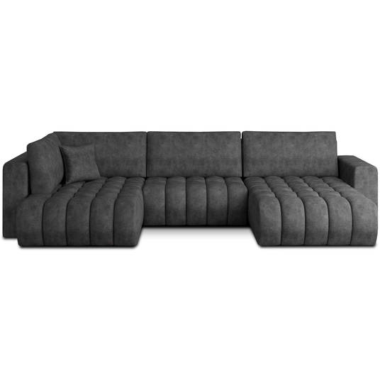Kampinė sofa Bonito su patalynės dėže, audinys Flores 5