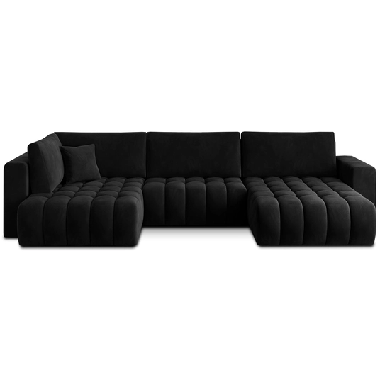 Kampinė sofa Bonito su patalynės dėže, audinys Velvetmat 10