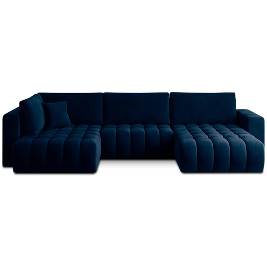 Kampinė sofa Bonito su patalynės dėže, audinys Velvetmat 40