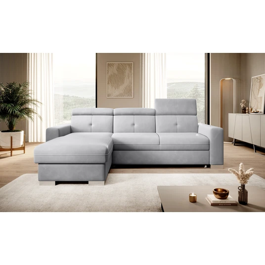 Kampinė sofa Fresia su patalynės dėže, audinys Sola 4