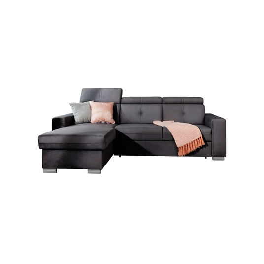 Kampinė sofa Fresia su patalynės dėže, audinys Nube 5