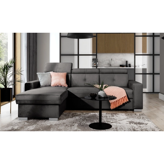 Kampinė sofa Fresia su patalynės dėže, audinys Nube 5
