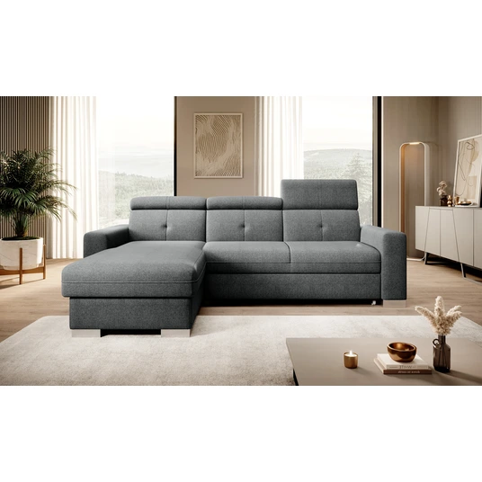 Kampinė sofa Fresia su patalynės dėže, audinys Vero 5