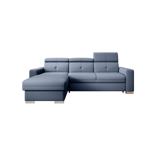 Kampinė sofa Fresia su patalynės dėže, audinys Gojo 40