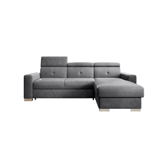 Kampinė sofa Fresia su patalynės dėže, audinys Sola 6