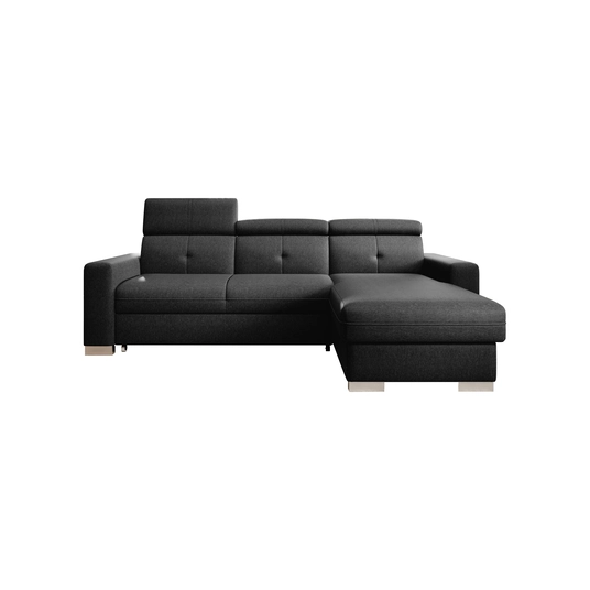Kampinė sofa Fresia su patalynės dėže, audinys Flores 10