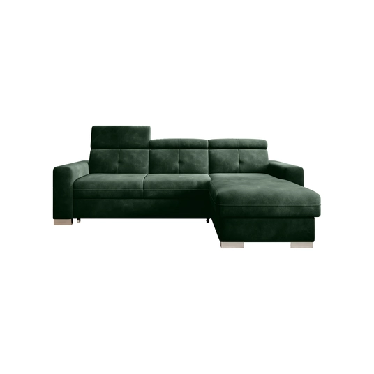 Kampinė sofa Fresia su patalynės dėže, audinys Loco 35