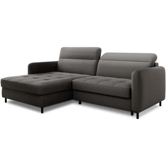 Kampinė sofa Gomsi su patalynės dėže, audinys Manhattan 06