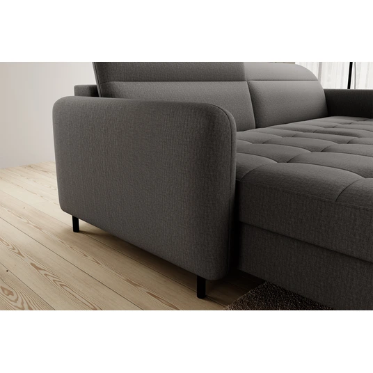 Kampinė sofa Gomsi su patalynės dėže, audinys Manhattan 06