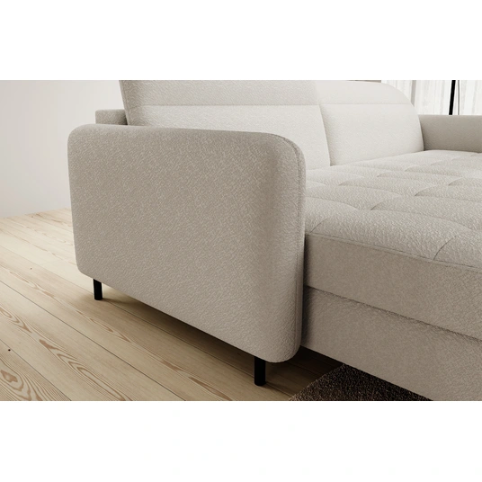 Kampinė sofa Gomsi su patalynės dėže, audinys Royal 18