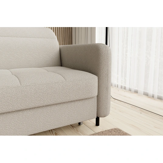 Kampinė sofa Gomsi su patalynės dėže, audinys Royal 18