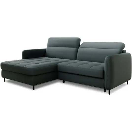 Kampinė sofa Gomsi su patalynės dėže, audinys Manhattan 38
