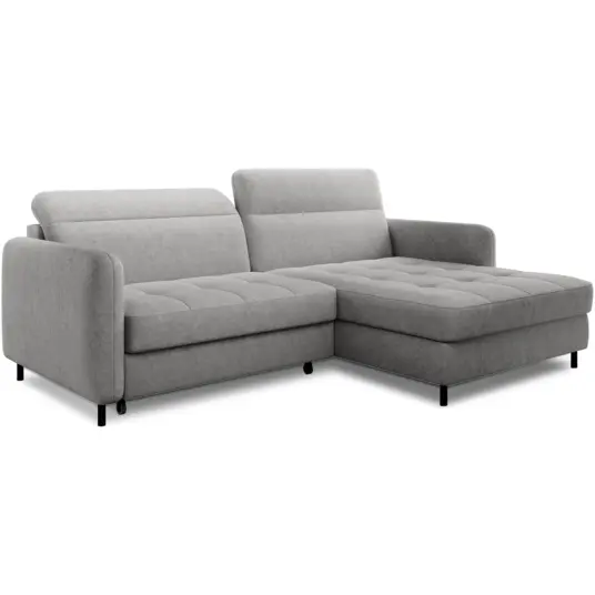 Kampinė sofa Gomsi su patalynės dėže, audinys Raquel 03