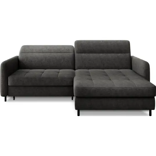 Kampinė sofa Gomsi su patalynės dėže, audinys Raquel 05