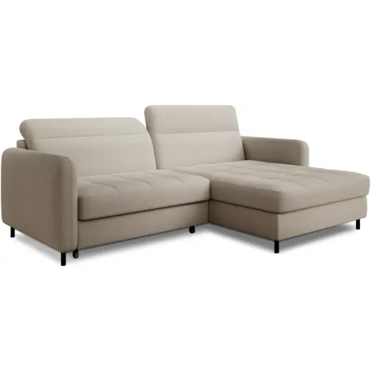 Kampinė sofa Gomsi su patalynės dėže, audinys Royal 18