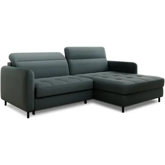 Kampinė sofa Gomsi su patalynės dėže, audinys Manhattan 38