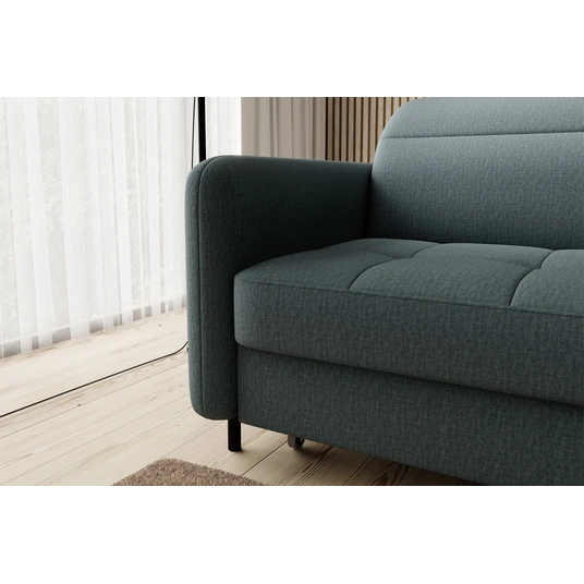 Kampinė sofa Gomsi su patalynės dėže, audinys Manhattan 38