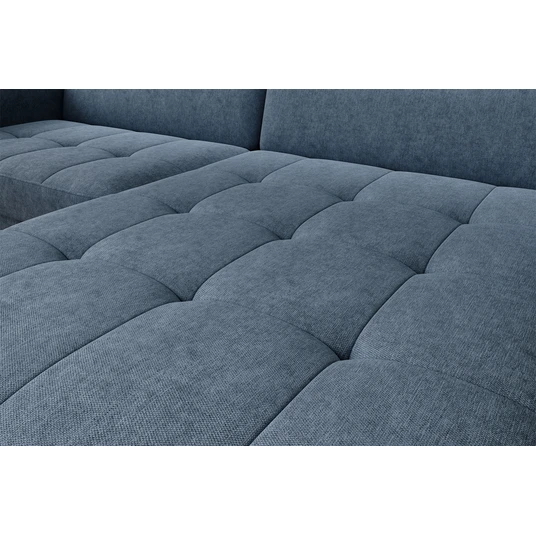 Kampinė sofa Gomsi su patalynės dėže, audinys Raquel 40