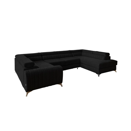 Kampinė sofa Louis su patalynės dėže, audinys Vero 5