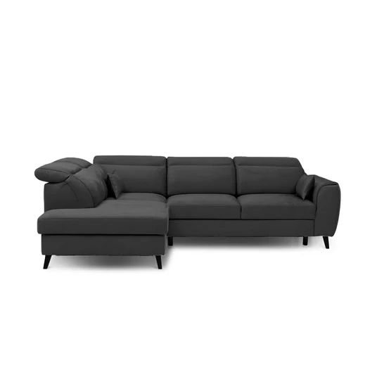 Kampinė sofa Noble su patalynės dėže, audinys Nube 6