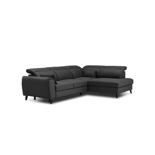 Kampinė sofa Noble su patalynės dėže, audinys Nube 6