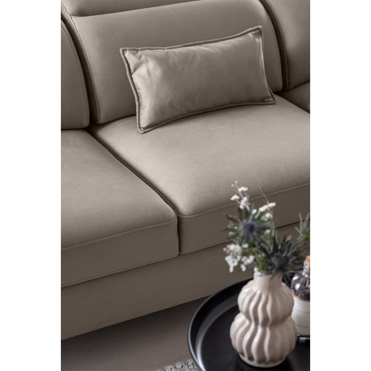 Kampinė sofa Noble su patalynės dėže, audinys Savoi 7