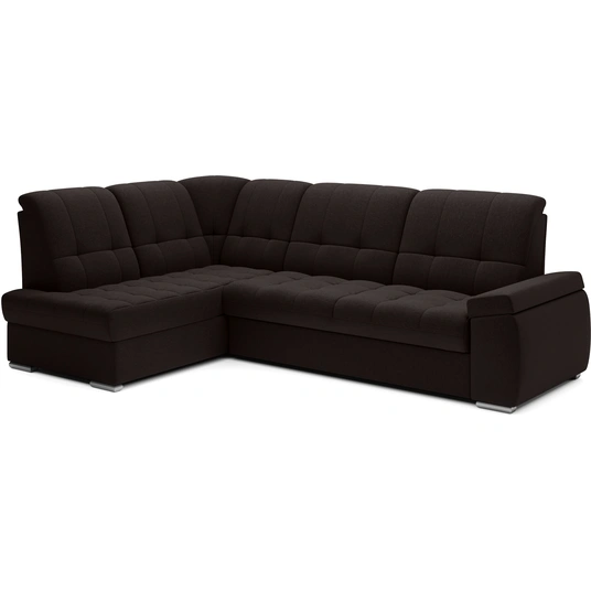 Kampinė sofa Sado su patalynės dėže, audinys Flores 22