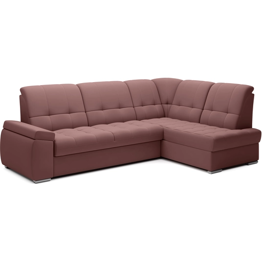 Kampinė sofa Sado su patalynės dėže, audinys Velvetmat 24