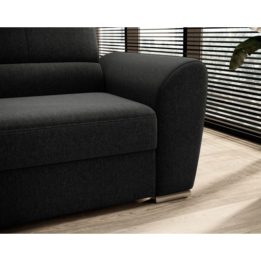 Kampinė sofa Siber su patalynės dėže, audinys Flores 4