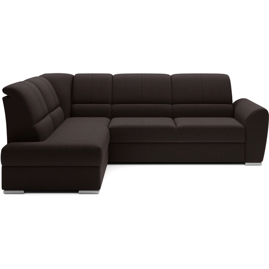Kampinė sofa Siber su patalynės dėže, audinys Flores 22
