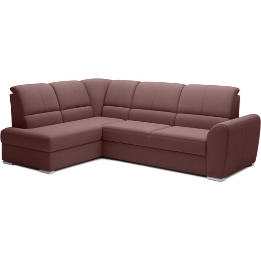 Kampinė sofa Siber su patalynės dėže, audinys Velvetmat 24