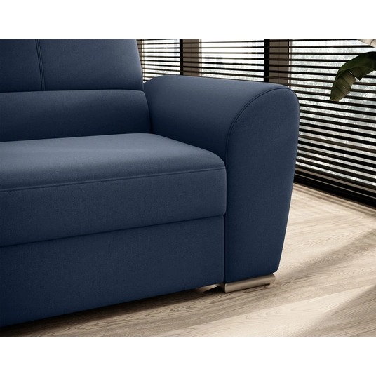 Kampinė sofa Siber su patalynės dėže, audinys Gojo 40