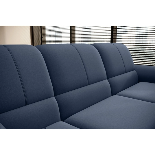 Kampinė sofa Siber su patalynės dėže, audinys Gojo 40