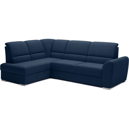 Kampinė sofa Siber su patalynės dėže, audinys Loco 40
