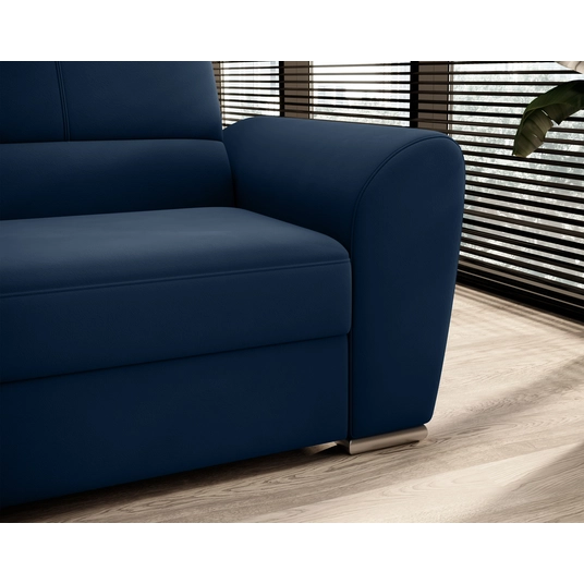 Kampinė sofa Siber su patalynės dėže, audinys Loco 40