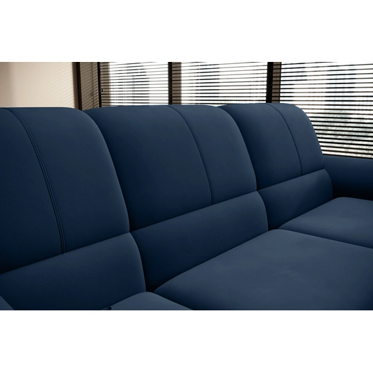 Kampinė sofa Siber su patalynės dėže, audinys Loco 40