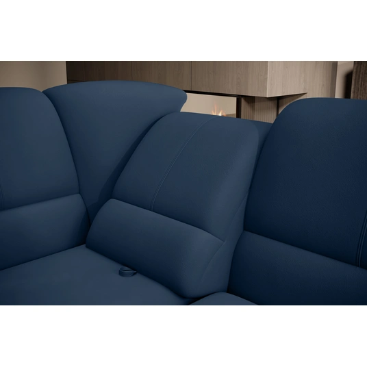 Kampinė sofa Siber su patalynės dėže, audinys Loco 40