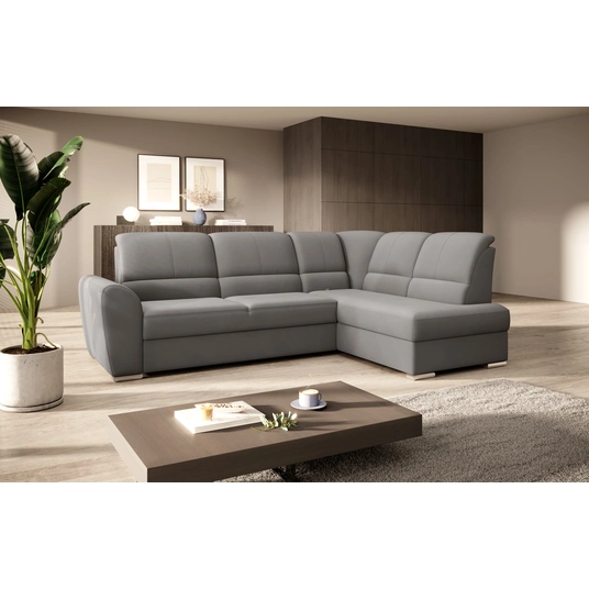 Kampinė sofa Siber su patalynės dėže, audinys Loco 4