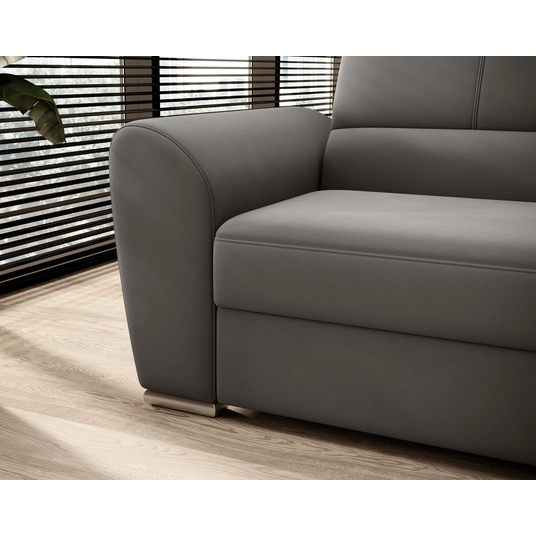 Kampinė sofa Siber su patalynės dėže, audinys Loco 4