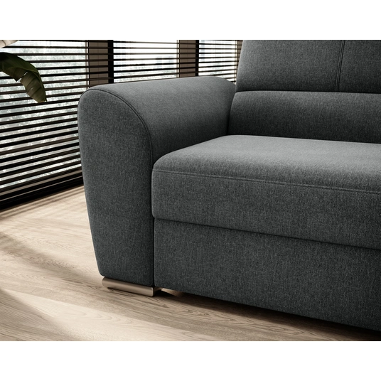 Kampinė sofa Siber su patalynės dėže, audinys Vero 5