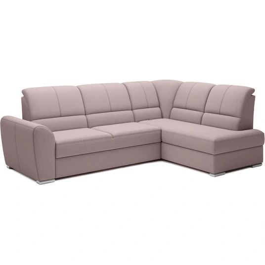 Kampinė sofa Siber su patalynės dėže, audinys Gojo 101