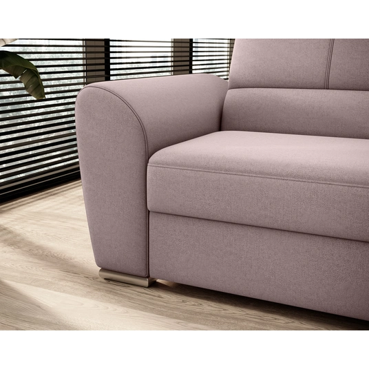 Kampinė sofa Siber su patalynės dėže, audinys Gojo 101