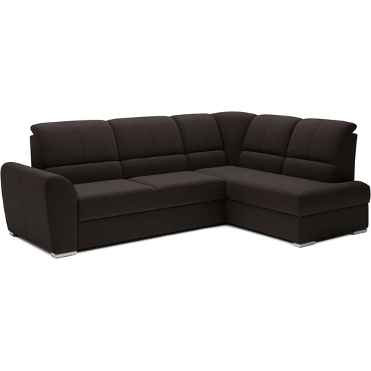 Kampinė sofa Siber su patalynės dėže, audinys Flores 22
