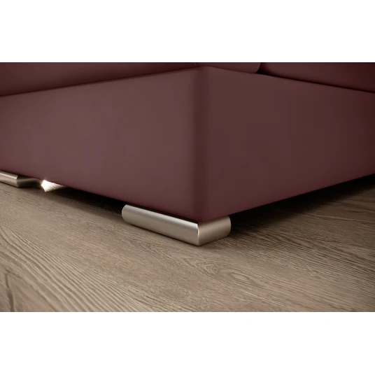 Kampinė sofa Siber su patalynės dėže, audinys Velvetmat 24