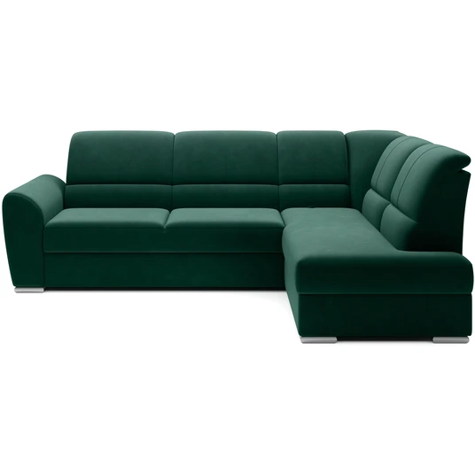 Kampinė sofa Siber su patalynės dėže, audinys Lukso 35