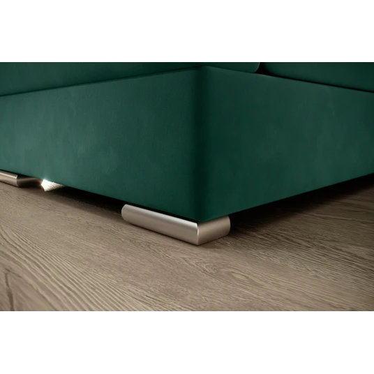 Kampinė sofa Siber su patalynės dėže, audinys Lukso 35