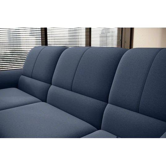 Kampinė sofa Siber su patalynės dėže, audinys Gojo 40