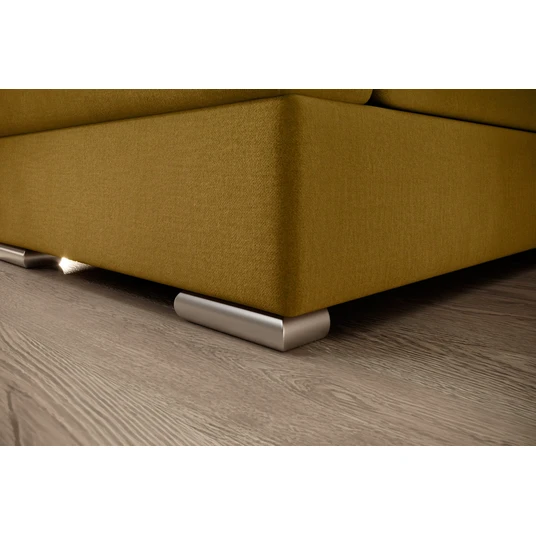 Kampinė sofa Siber su patalynės dėže, audinys Nube 45
